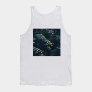 Halloween Monsters 26 - Werewolf Tank Top